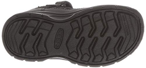 Keen HIKEPORT 2 Low WP, Zapatillas para Caminar Unisex Niños, Black/Black, 25 EU