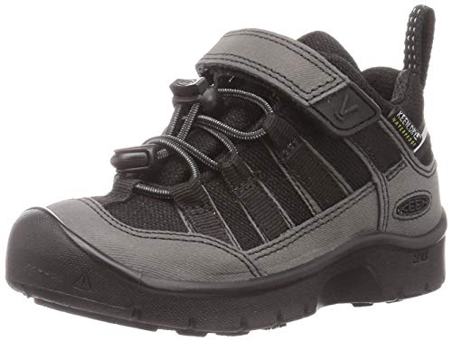 Keen HIKEPORT 2 Low WP, Zapatillas para Caminar Unisex Niños, Black/Black, 25 EU