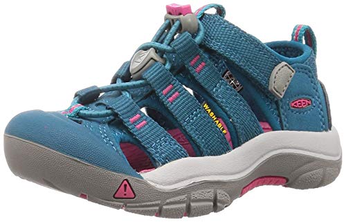 KEEN Newport H2, Sandalias, para Unisex niños, Azul (DEEP LAGOON/BRIGHT PINK), 39 EU