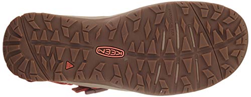 KEEN Terradora 2 Leather Open Toe, Sandalia, Mujer, Coral Rojo Oscuro, 36 EU