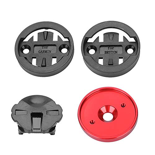 Keenso Soporte Plástico para Bici de Carretera, Anclaje GPS Garmin Bryton (Rojo)