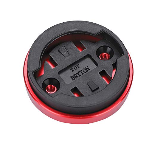 Keenso Soporte Plástico para Bici de Carretera, Anclaje GPS Garmin Bryton (Rojo)