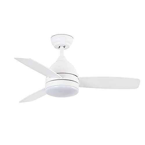 KIBO Ventilador de techo blanco