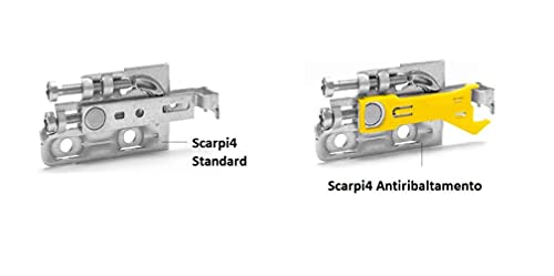 Kit – Barras de sujeción universales + par de enganches de acero SCARPI 4. Gama completa (para módulo de 1200 mm, estándar – con tornillos)