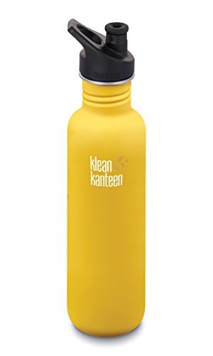 Klean Kanteen Botella de Agua, Acero Inoxidable, Lemon Curry, 4.4 cm