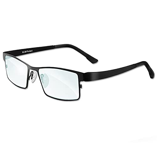 KLIM™ Protect - Gafas de NUEVA generación - Protege los ojos frente a la dañina luz azul de las pantallas - Anti fatiga ocular - Anti UV - Para PC, SMARTPHONE, TV, TABLET, MONITORES