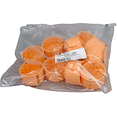 Kopp 349100009?PP???Cajetines de 1?Compartimento Profi???Pack 20?unidades, di?metro 68?mm, profundidad 47?mm, Naranja