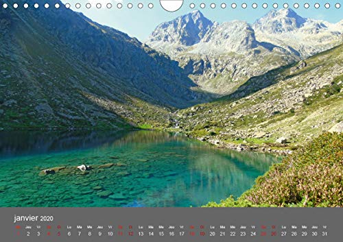 La magie des grandeurs des Pyrénées (Calendrier mural 2020 DIN A4 horizontal): Découvrez la féerie des sommets, des lacs, des ruisseaux et des grands ... mensuel, 14 Pages ) (Calvendo Nature)