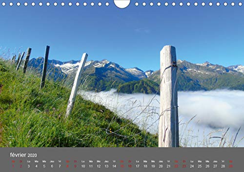 La magie des grandeurs des Pyrénées (Calendrier mural 2020 DIN A4 horizontal): Découvrez la féerie des sommets, des lacs, des ruisseaux et des grands ... mensuel, 14 Pages ) (Calvendo Nature)