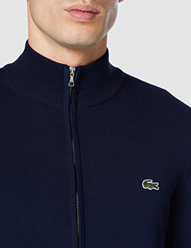 Lacoste AH1957, Suéter Hombre, Azul (Marine), XL