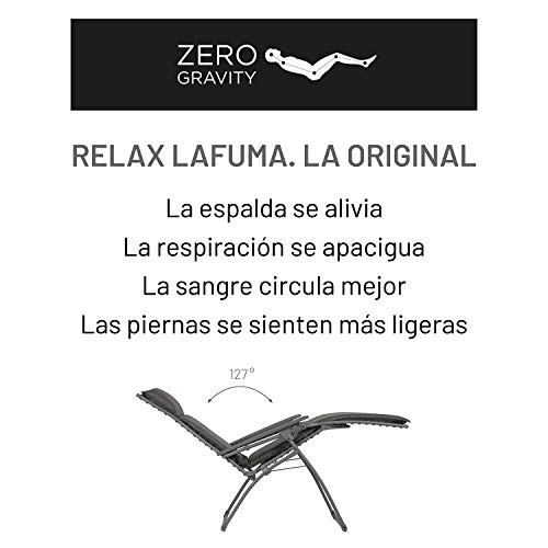 Lafuma MOBILIER Tumbona Relax, Plegable y Ajustable, R Clip, Etamina, LFM4020-9267