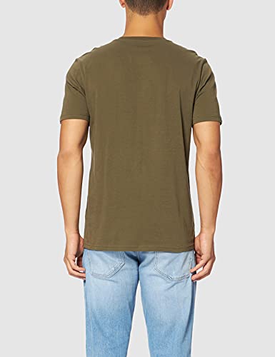 Lee Té de Bolsillo Camiseta, Verde Oliva, M para Hombre