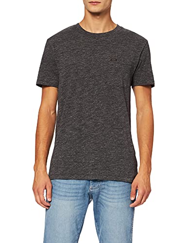 Lee Ultimate Pocket T-Shirts Hombre, Gris (Dark Grey Mele 06), Large