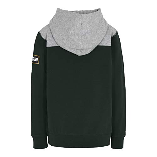 LEGO MW-Sweatshirt mit Kapuze Ninjago Sudadera con Capucha, 871 Dark Green, 4 años para Niños