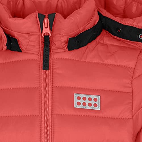 LEGO Wear Steppjacke Übergangsjacke winddicht mit Reflektor und Abnehmbarer Kapuze Fleece-Jacke, 318, 164 para Niñas