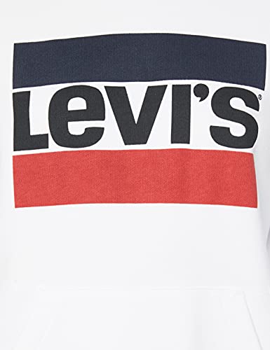 Levi's Graphic Sport Hoodie Sudadera con Capucha, Sportswear Hoodiee Marshmallow, S para Mujer