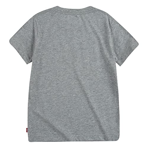 Levi's Kids Camiseta Lvb S/S Batwing Tee Bebé-Niños Grey Heather 6 meses