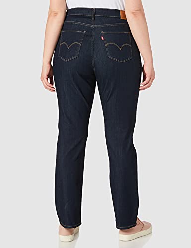 Levi's Plus Size 724 PL High Rise Straight Jeans, Two The Nine, 44 Long para Mujer