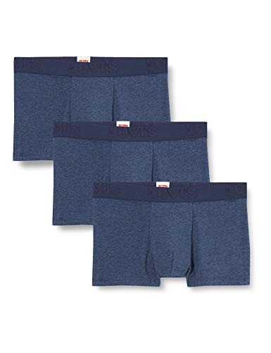 Levi's Premium Men's Trunks (3 Pack) bañador, añil, S (Pack de 3) para Hombre