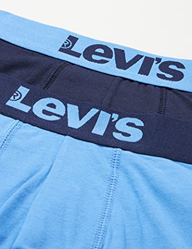 Levi's Solid Basic Men's Trunks Bañador, Azul, L para Hombre