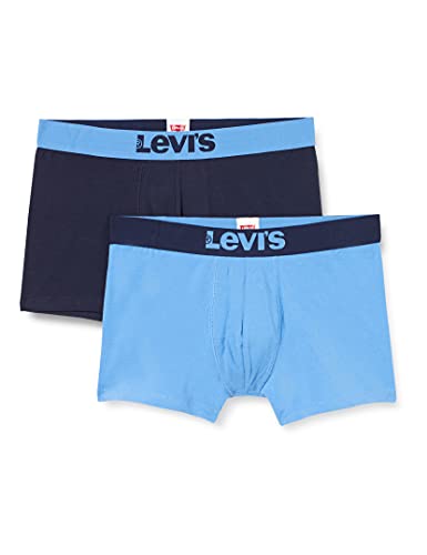 Levi's Solid Basic Men's Trunks Bañador, Azul, L para Hombre