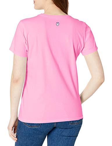 Life Is Good Mujer Vintage Crusher T-Shirt Sillas Playa Vintage Crusher T-Shirt Sillas Playa, Mujer Unisex, 62603, Rosa Feliz, S