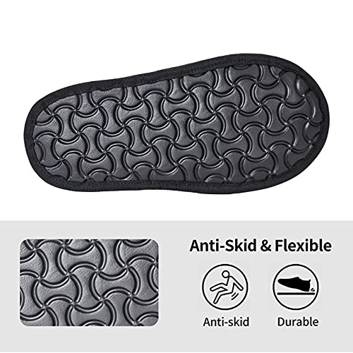 LKTBJEMFY Zapatillas de interior con flecha, cómodas zapatillas antideslizantes para mujeres, hombres, interiores, exteriores, ver imagen, Large