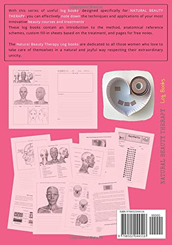 Log Book Aesthetic Taping on face - Facial BEAUTY TAPING: ENGLISH VERSION - with: ANATOMICAL SCHEMES/ introduction to the METHOD / SPACE for NOTES, ... Perfect gift for women / 7"x10"_99 pag