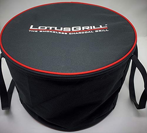 LotusGrill -  Juego de parrilla que incluye carne pura y BBQ Rub Hallinger y toldo de transporte.