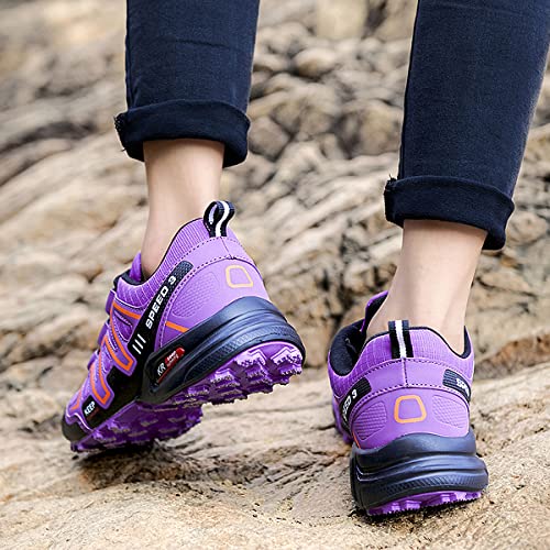 lovejin Zapatillas De Deporte para Mujer Ligero Transpirable Zapatos De Running Comodos Antideslizante Zapatos De Senderismo Zapatos De Caminar Al Aire Libre