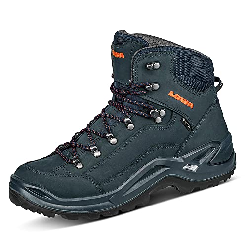 Lowa Schuhe Renegade GTX Mid Navy-Orange (310945-6910) 47 Blau