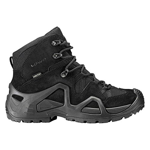 Lowa Zephyr Mid TF GTX Gore-Tex Botas Tácticas Hombre, Negro - Negro, 41