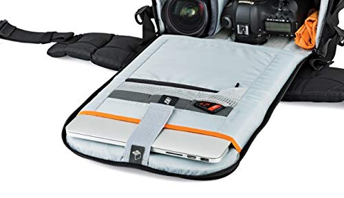 Lowepro Mochila Flipside 400 AW, Mochila de Fotografía para Cámara, DSLR, Reflex y Lentes, Mochila de Cámara para Portátil, Tableta, Accesorios de Fotografía, Trípode de 32 x 25.3 x 49 cm