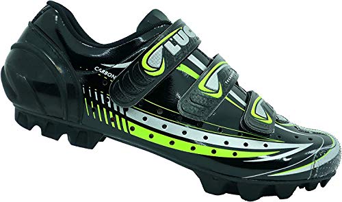 LUCK Zapatilla de Ciclismo Master, con Suela de Carbono y Triple Tira de Velcro para una sujeción (38 EU)