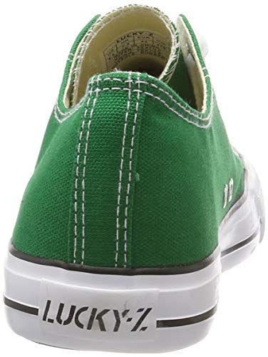 Lucky-Z Zapatilla de Deporte Unisex Textil Low Top Chunkyrayan Verde 089-A-CA01-Green-37