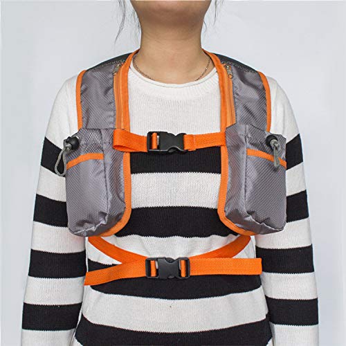 LUOXIYOUXUAN Chaleco de hidratación Trail Marathoner Running Race Senderismo Mochila de ciclismo al aire libre, ligero plegable multi-bolsillo mochila de correr sin taza de agua