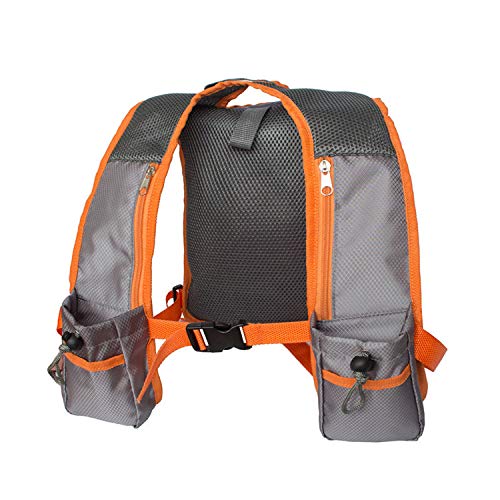 LUOXIYOUXUAN Chaleco de hidratación Trail Marathoner Running Race Senderismo Mochila de ciclismo al aire libre, ligero plegable multi-bolsillo mochila de correr sin taza de agua