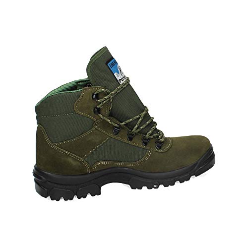 MADE IN SPAIN 976 Botas TRECKING Piel Hombre Botas-Botines Verde 43