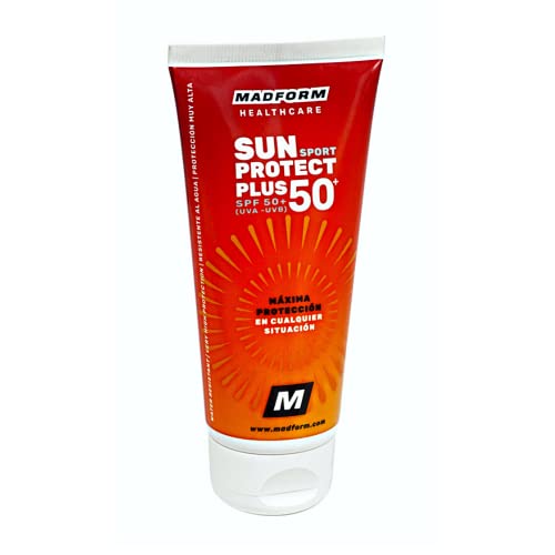 Madform Protector Solar Deportivo SPF 50 Crema solar con protección a los rayos UVA+UVB - | Sun Protect Plus 100 ml