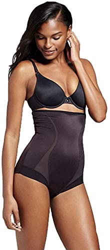 Maidenform Fajas Firme Fundaciones Fajas para Mujer Hi-Waist Brief Se5000, Negro, XXL