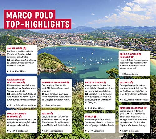 MARCO POLO Reiseführer Spanien: Reisen mit Insider-Tipps. Inklusive kostenloser Touren-App