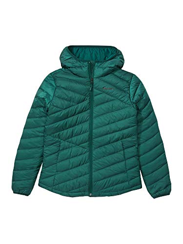 Marmot Wm's Highlander Hoody Chaqueta de Plumas Aislante Ligera, 700 Pulgadas cúbicas, Chaqueta para Exteriores, Anorak Resistente al Agua, Resistente al Viento, Mujer, Botanical Garden, S