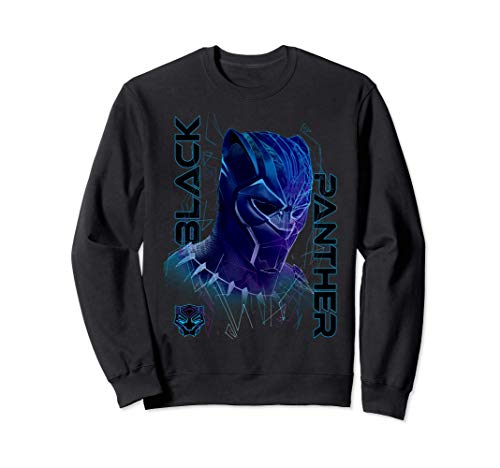 Marvel Black Panther Movie Geo Tech Purple Portrait Sudadera