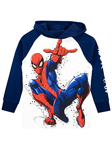 Marvel Sudadera para Niños Spiderman Azul 3-4 años