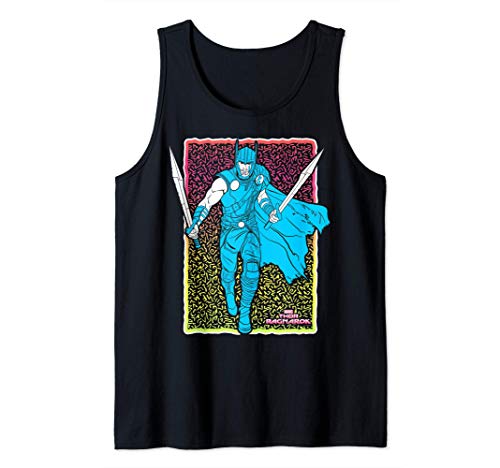 Marvel Thor Ragnarok Thor Neon Portrait Camiseta sin Mangas