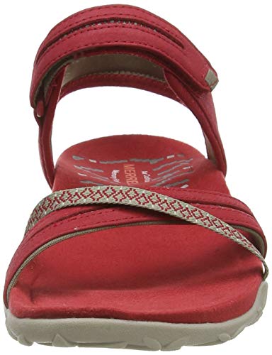 Merrell Terran Cross II, Sandalia con Pulsera para Mujer, Dorado (Gold), 39 EU