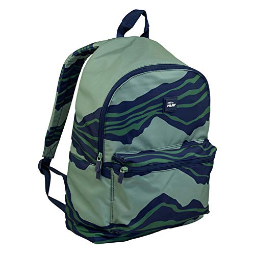 MILAN® Mochila escolar 2 cremalleras Melt verde (20l)