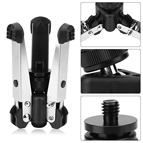 Mini trípode Plegable Universal, Soporte de trípode Duradero portátil de 3 kg con Interfaz de Tornillo de 3/8 pulg. para la mayoría de Las cámaras réflex Digitales réflex