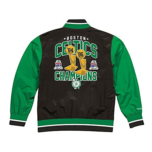 Mitchell & Ness NBA Boston Celtics Team History Warm Up 2.0 Chaqueta, Multicolor, Small