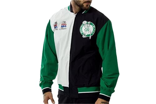 Mitchell & Ness NBA Boston Celtics Team History Warm Up 2.0 Chaqueta, Multicolor, Small